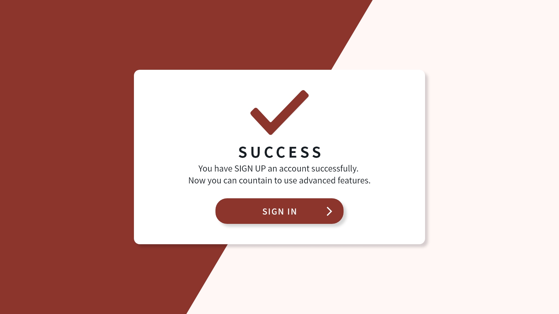 Jiaty_DailyUI_#5 #5 Sign Up Success Dialog